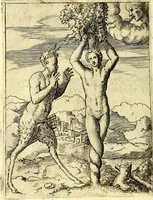An illustration from Achillis Bocchii Bonon. Symbolicarvm qvaestionvm, de vniverso genere, quas serio ludebat, libri qvinqve (1574)