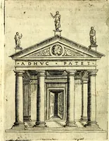 An illustration from Achillis Bocchii Bonon. Symbolicarvm qvaestionvm, de vniverso genere, quas serio ludebat, libri qvinqve (1574)