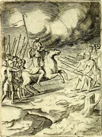 An illustration from Achillis Bocchii Bonon. Symbolicarvm qvaestionvm, de vniverso genere, quas serio ludebat, libri qvinqve (1574)