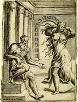 An illustration from Achillis Bocchii Bonon. Symbolicarvm qvaestionvm, de vniverso genere, quas serio ludebat, libri qvinqve (1574)