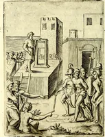 An illustration from Achillis Bocchii Bonon. Symbolicarvm qvaestionvm, de vniverso genere, quas serio ludebat, libri qvinqve (1574)