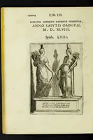 An illustration from Achillis Bocchii Bonon. Symbolicarvm qvaestionvm, de vniverso genere, quas serio ludebat, libri qvinqve (1574)