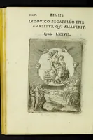 An illustration from Achillis Bocchii Bonon. Symbolicarvm qvaestionvm, de vniverso genere, quas serio ludebat, libri qvinqve (1574)