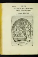 An illustration from Achillis Bocchii Bonon. Symbolicarvm qvaestionvm, de vniverso genere, quas serio ludebat, libri qvinqve (1574)