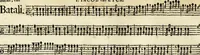 An illustration from [A composite music volume : containing Der Fluyten Lust-Hof, vol Psalmen, Paduanen, Allemanden, Couranten, Balletten, Airs, &c. konstigh en lieflik gefigureert, met veel veranderingen and 'T uitnemed kabinet, vol Pavanen, Almanden, Sarbanden, Couranten, Balletten, Intraden, Airs, &c. en de nieuwste voizen, om met 2 en 3 fioolen, of ander speel-tuigh te gebruiken] (1649)