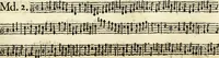 An illustration from [A composite music volume : containing Der Fluyten Lust-Hof, vol Psalmen, Paduanen, Allemanden, Couranten, Balletten, Airs, &c. konstigh en lieflik gefigureert, met veel veranderingen and 'T uitnemed kabinet, vol Pavanen, Almanden, Sarbanden, Couranten, Balletten, Intraden, Airs, &c. en de nieuwste voizen, om met 2 en 3 fioolen, of ander speel-tuigh te gebruiken] (1649)