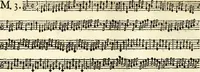 An illustration from [A composite music volume : containing Der Fluyten Lust-Hof, vol Psalmen, Paduanen, Allemanden, Couranten, Balletten, Airs, &c. konstigh en lieflik gefigureert, met veel veranderingen and 'T uitnemed kabinet, vol Pavanen, Almanden, Sarbanden, Couranten, Balletten, Intraden, Airs, &c. en de nieuwste voizen, om met 2 en 3 fioolen, of ander speel-tuigh te gebruiken] (1649)