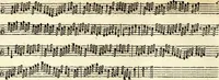 An illustration from [A composite music volume : containing Der Fluyten Lust-Hof, vol Psalmen, Paduanen, Allemanden, Couranten, Balletten, Airs, &c. konstigh en lieflik gefigureert, met veel veranderingen and 'T uitnemed kabinet, vol Pavanen, Almanden, Sarbanden, Couranten, Balletten, Intraden, Airs, &c. en de nieuwste voizen, om met 2 en 3 fioolen, of ander speel-tuigh te gebruiken] (1649)