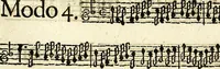 An illustration from [A composite music volume : containing Der Fluyten Lust-Hof, vol Psalmen, Paduanen, Allemanden, Couranten, Balletten, Airs, &c. konstigh en lieflik gefigureert, met veel veranderingen and 'T uitnemed kabinet, vol Pavanen, Almanden, Sarbanden, Couranten, Balletten, Intraden, Airs, &c. en de nieuwste voizen, om met 2 en 3 fioolen, of ander speel-tuigh te gebruiken] (1649)