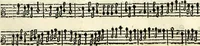 An illustration from [A composite music volume : containing Der Fluyten Lust-Hof, vol Psalmen, Paduanen, Allemanden, Couranten, Balletten, Airs, &c. konstigh en lieflik gefigureert, met veel veranderingen and 'T uitnemed kabinet, vol Pavanen, Almanden, Sarbanden, Couranten, Balletten, Intraden, Airs, &c. en de nieuwste voizen, om met 2 en 3 fioolen, of ander speel-tuigh te gebruiken] (1649)