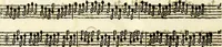 Picture 86 of 87 from [A composite music volume : containing Der Fluyten Lust-Hof, vol Psalmen, Paduanen, Allemanden, Couranten, Balletten, Airs, &c. konstigh en lieflik gefigureert, met veel veranderingen and 'T uitnemed kabinet, vol Pavanen, Almanden, Sarbanden, Couranten, Balletten, Intraden, Airs, &c. en de nieuwste voizen, om met 2 en 3 fioolen, of ander speel-tuigh te gebruiken] (1649), leaf 303