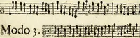 An illustration from [A composite music volume : containing Der Fluyten Lust-Hof, vol Psalmen, Paduanen, Allemanden, Couranten, Balletten, Airs, &c. konstigh en lieflik gefigureert, met veel veranderingen and 'T uitnemed kabinet, vol Pavanen, Almanden, Sarbanden, Couranten, Balletten, Intraden, Airs, &c. en de nieuwste voizen, om met 2 en 3 fioolen, of ander speel-tuigh te gebruiken] (1649)