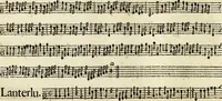 Picture 25 of 87 from [A composite music volume : containing Der Fluyten Lust-Hof, vol Psalmen, Paduanen, Allemanden, Couranten, Balletten, Airs, &c. konstigh en lieflik gefigureert, met veel veranderingen and 'T uitnemed kabinet, vol Pavanen, Almanden, Sarbanden, Couranten, Balletten, Intraden, Airs, &c. en de nieuwste voizen, om met 2 en 3 fioolen, of ander speel-tuigh te gebruiken] (1649), leaf 89