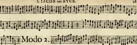 An illustration from [A composite music volume : containing Der Fluyten Lust-Hof, vol Psalmen, Paduanen, Allemanden, Couranten, Balletten, Airs, &c. konstigh en lieflik gefigureert, met veel veranderingen and 'T uitnemed kabinet, vol Pavanen, Almanden, Sarbanden, Couranten, Balletten, Intraden, Airs, &c. en de nieuwste voizen, om met 2 en 3 fioolen, of ander speel-tuigh te gebruiken] (1649)