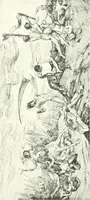 An illustration from Acquafortisti italiani; reccolta di acqueforti, acquetine, puntesecche, maniera nera, di 150 artisti. Acquafortistes italiens; recueil de eauxfortes, acqua-tintas, pointes-sèches, façon noire, de 150 artistes (1922)