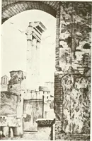 An illustration from Acquafortisti italiani; reccolta di acqueforti, acquetine, puntesecche, maniera nera, di 150 artisti. Acquafortistes italiens; recueil de eauxfortes, acqua-tintas, pointes-sèches, façon noire, de 150 artistes (1922)