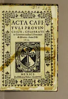 Picture 1 of 2 from Acta capituli prouincialis, celebrati in conuentu nostro S. Dominici de Mexico. : Anno D[omi]ni 1632 (1632), leaf 5