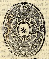 An illustration from Acta capituli provincialis celebrati in Conventu nostro S. Dominici Regalis de Mexico, die 27. Maij anno Domini 1628. : Sub. R. admodum P.N.F. Hyacintho de Hozes in sacra theolog[ia,] magistro, visitatore appostolico, & Gen[e]rali, vicario eiusde prouinciae, caeteraru[mque] Nouae Hispaniae ordinis praedicatorum . (1628)