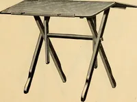 Picture 6 of 20 from Adjustable folding tables and desks. (1892), leaf 12