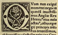 Picture 2 of 3 from Ad lectorem. Habes candide lector opusculum illud vere aureu[m] Thomæ Mori no[n] min[us] vtile q[uam] elega[n]s de optimo reipublic[a]e statu, deq[ue] noua insula Vtopia, iam iteru[m], sed multo correcti[us] q[uam] pri[us], hac enchiridij forma vt vides multo[rum] tu[m] senatoru[m] tu[m] alioru[m] grauissimoru[m] viro[rum] suasu æditu[m], quod sane tibi [a]edisce[n]dum no[n] modo in manib[us] quotidie habendu[m] ce[n]seo. : Cui quide[m] ab innumeris me[n]dis vndequaq[ue] purgatio p[rae]ter Erasmi annotatio[n]es ac Budæi ep[isto]lam: viroru[m] sane qui hoc sæculo nostro extra omnne[m] ingenij aleam positi sunt: addita est etia[m] ipsius Mori ep[isto]la eruditissima . (1517), leaf 41