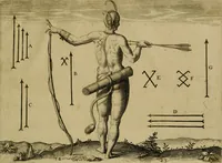Picture 58 of 78 from Admiranda narratio fida tamen, de commodis et incolarvm ritibvs Virginiæ : nvper admodvm ab Anglis, qvi à Dn. Richardo Greinvile equestris ordinis viro eò in coloniam anno M.D. LXXXV. dedvcti svnt inventæ, svmtus faciente Dn. VValtero Raleigh equestris ordinis viro fodinarv stanni præfecto ex avctoritate serenissimæ reginæ Angliæ (1590), leaf 104