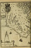 An illustration from Admiranda narratio fida tamen, de commodis et incolarvm ritibvs Virginiæ : nvper admodvm ab Anglis, qvi à Dn. Richardo Greinvile equestris ordinis viro eò in coloniam anno M.D. LXXXV. dedvcti svnt inventæ, svmtus faciente Dn. VValtero Raleigh equestris ordinis viro fodinarv stanni præfecto ex avctoritate serenissimæ reginæ Angliæ (1590)
