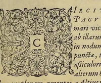 An illustration from Admiranda narratio fida tamen, de commodis et incolarum ritibus Virginiae, nuper admodum ab Anglis, qui à Dn. Richardo Greinvile equestris ordinis viro eò in coloniam anno M.D.LXXXV. : Deducti sunt inuentae, sumtus faciente Dn. VValtero Raleigh equestris ordinis viro fodinaru[m] stanni praefecto ex auctoritate serenissimae Reginae Angliae. (1590)