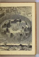 An illustration from Admiranda narratio fida tamen, de commodis et incolarum ritibus Virginiae, nuper admodum ab Anglis, qui à Dn. Richardo Greinvile equestris ordinis viro eò in coloniam anno M.D.LXXXV. : Deducti sunt inuentae, sumtus faciente Dn. VValtero Raleigh equestris ordinis viro fodinaru[m] stanni praefecto ex auctoritate serenissimae Reginae Angliae. (1590)