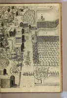 An illustration from Admiranda narratio fida tamen, de commodis et incolarum ritibus Virginiae, nuper admodum ab Anglis, qui à Dn. Richardo Greinvile equestris ordinis viro eò in coloniam anno M.D.LXXXV. : Deducti sunt inuentae, sumtus faciente Dn. VValtero Raleigh equestris ordinis viro fodinaru[m] stanni praefecto ex auctoritate serenissimae Reginae Angliae. (1590)