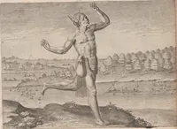 Picture 47 of 92 from Admiranda narratio, fida tamen, de commodis et incolarvm ritibvs Virginiae ... Anglico scripta sermone à Thoma Hariot ... nvnc avtem primvm Latio donata à C.C.A (1608), leaf 61