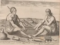 Picture 58 of 92 from Admiranda narratio, fida tamen, de commodis et incolarvm ritibvs Virginiae ... Anglico scripta sermone à Thoma Hariot ... nvnc avtem primvm Latio donata à C.C.A (1608), leaf 72
