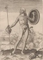 An illustration from Admiranda narratio, fida tamen, de commodis et incolarvm ritibvs Virginiae ... Anglico scripta sermone à Thoma Hariot ... nvnc avtem primvm Latio donata à C.C.A (1608)