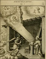 An illustration from Adnotationes et meditationes in Evangelia qvae in sacrosancto Missae sacrificio toto anno legvntur : cum Evangeliorvm concordantia historiae integritati sufficienti : accessit & index historiam ipsam euangelicam in ordinem temporis vitae Christi distribuens (1595)