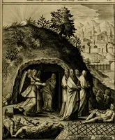 An illustration from Adnotationes et meditationes in Evangelia qvae in sacrosancto Missae sacrificio toto anno legvntur : cum Evangeliorvm concordantia historiae integritati sufficienti : accessit & index historiam ipsam euangelicam in ordinem temporis vitae Christi distribuens (1595)