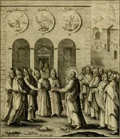 Picture 133 of 164 from Adnotationes et meditationes in Evangelia qvae in sacrosancto Missae sacrificio toto anno legvntur : cum Evangeliorvm concordantia historiae integritati sufficienti : accessit & index historiam ipsam euangelicam in ordinem temporis vitae Christi distribuens (1595), leaf 694