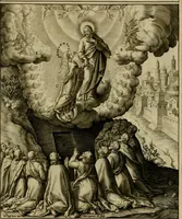 An illustration from Adnotationes et meditationes in Evangelia qvae in sacrosancto Missae sacrificio toto anno legvntur : cum Evangeliorvm concordantia historiae integritati sufficienti : accessit & index historiam ipsam euangelicam in ordinem temporis vitae Christi distribuens (1595)