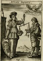 An illustration from Adolescens academicus sub institutione Salomonis (1633)
