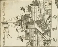An illustration from Aedificiorum et ruinarum Romae ex antiquis atque hodiernis monimentis liber primus[-seco[n]dus] (1649)