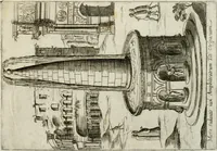 An illustration from Aedificiorum et ruinarum Romae ex antiquis atque hodiernis monimentis liber primus[-seco[n]dus] (1649)