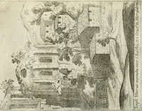 Picture 42 of 102 from Aedificiorum et ruinarum Romae ex antiquis atque hodiernis monimentis liber primus[-seco[n]dus] (1649), leaf 42