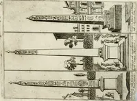 An illustration from Aedificiorum et ruinarum Romae ex antiquis atque hodiernis monimentis liber primus[-seco[n]dus] (1649)