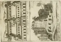 An illustration from Aedificiorum et ruinarum Romae ex antiquis atque hodiernis monimentis liber primus[-seco[n]dus] (1649)