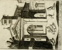 An illustration from Aedificiorum et ruinarum Romae ex antiquis atque hodiernis monimentis liber primus[-seco[n]dus] (1649)