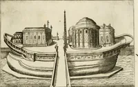 An illustration from Aedificiorum et ruinarum Romae ex antiquis atque hodiernis monimentis liber primus[-seco[n]dus] (1649)