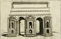 An illustration from Aedificiorum et ruinarum Romae ex antiquis atque hodiernis monimentis liber primus[-seco[n]dus] (1649)