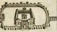 An illustration from Aedificiorum et ruinarum Romae ex antiquis atque hodiernis monimentis liber primus[-seco[n]dus] (1649)