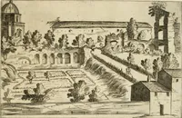 An illustration from Aedificiorum et ruinarum Romae ex antiquis atque hodiernis monimentis liber primus[-seco[n]dus] (1649)