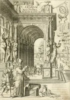 An illustration from Aerarium philosophiae mathematicae : in quo elementa philosophiae geometricae de planis, curuis, & solidis figuris applicata et ornata ... in tres tomos distributa sunt : intercessere ingeniosae inuentionis exodia horaria ... (1648)