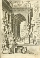 An illustration from Aerarium philosophiae mathematicae : in quo elementa philosophiae geometricae de planis, curuis, & solidis figuris applicata et ornata ... in tres tomos distributa sunt : intercessere ingeniosae inuentionis exodia horaria ... (1648)
