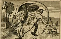 An illustration from Aereoplastes theo-sophicus, sive, Eicones mysticae : rarâ solertiâ, ac sagacitate singulari effictae, eaqu[ue] aere incisae ... (1620)